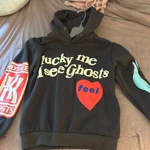 lucky me i see ghosts sweatshirt